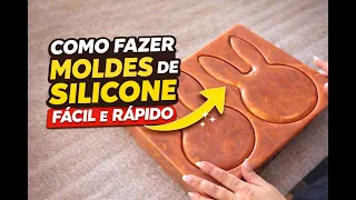 COMO FAZER MOLDES DE SILICONE EM CASA DE FORMA RAPIDA E FACIL e gastando pouco