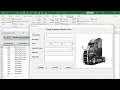 How to Create a Userform in Excel VBA using VBE codes for Fleet Expense Tracker