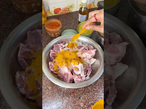 অন্যরকম ভাবে খাসির মাংস রান্না করলাম আজ😋🤤 #shorts #food