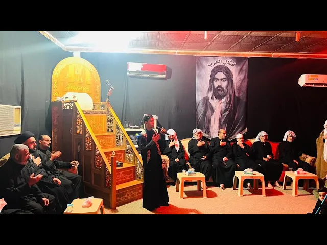 ⁣قصيدة :مو من مرض على فراك مذبوح:الرادود الحسيني حسين مكي