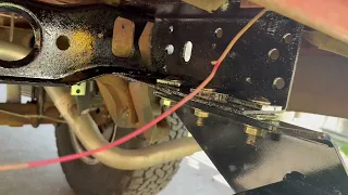 1986 Chevy K20 Class 4 Curt trailer hitch Installation summit racing