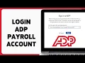 How To Login ADP Payroll Account 2024 ADP Payroll Account Sign In Guide