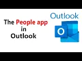 The People app in Windows