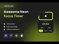 FlutterFlow Focus Timer Widget