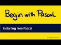 00 Installing Free Pascal