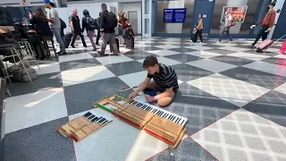 Security almost stopped me from fixing this public piano