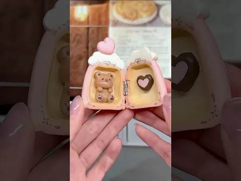 DIY超可爱迷你粘土小熊蛋糕！🧸✨ #Miniature #ClayBear #MiniCake #Handmade #CuteCrafts #ClayArt
