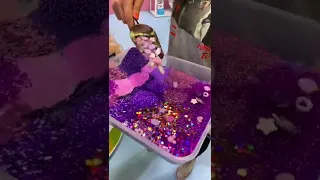 Mixing everything purple in slime