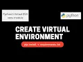 How to create virtual environment in Python using pip and Pycharm pip requirements txt