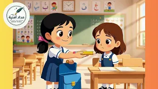 قصة الاستماع  يوم جميل   الصف الثاني الابتدائي   دندنها