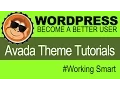 Avada theme wordpress tutorials 2016