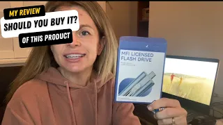 MFi Certified iPhone Flash Drive 256GB Photo Stick USB Storage for iPhone iPad Android PC