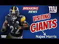 Breaking News Najee Harris Visiting Giants Giants Sign QB Jake Haener