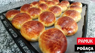 TÜM POĞAÇALARI UNUTUN [ENG SUB] ‼Bukadar HAFİF/YUMUŞAK/KABARAN YOKK💯🔝SOFT PAMUK POĞAÇA Tarifi👉. 