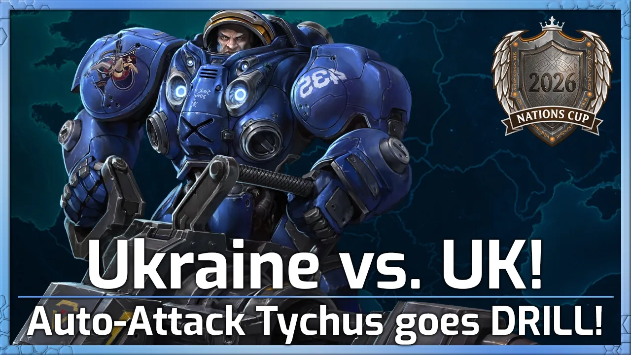 Ukraine vs. UK: Tychus goes DRILL! - Nations Cup Groups - Heroes of the Storm