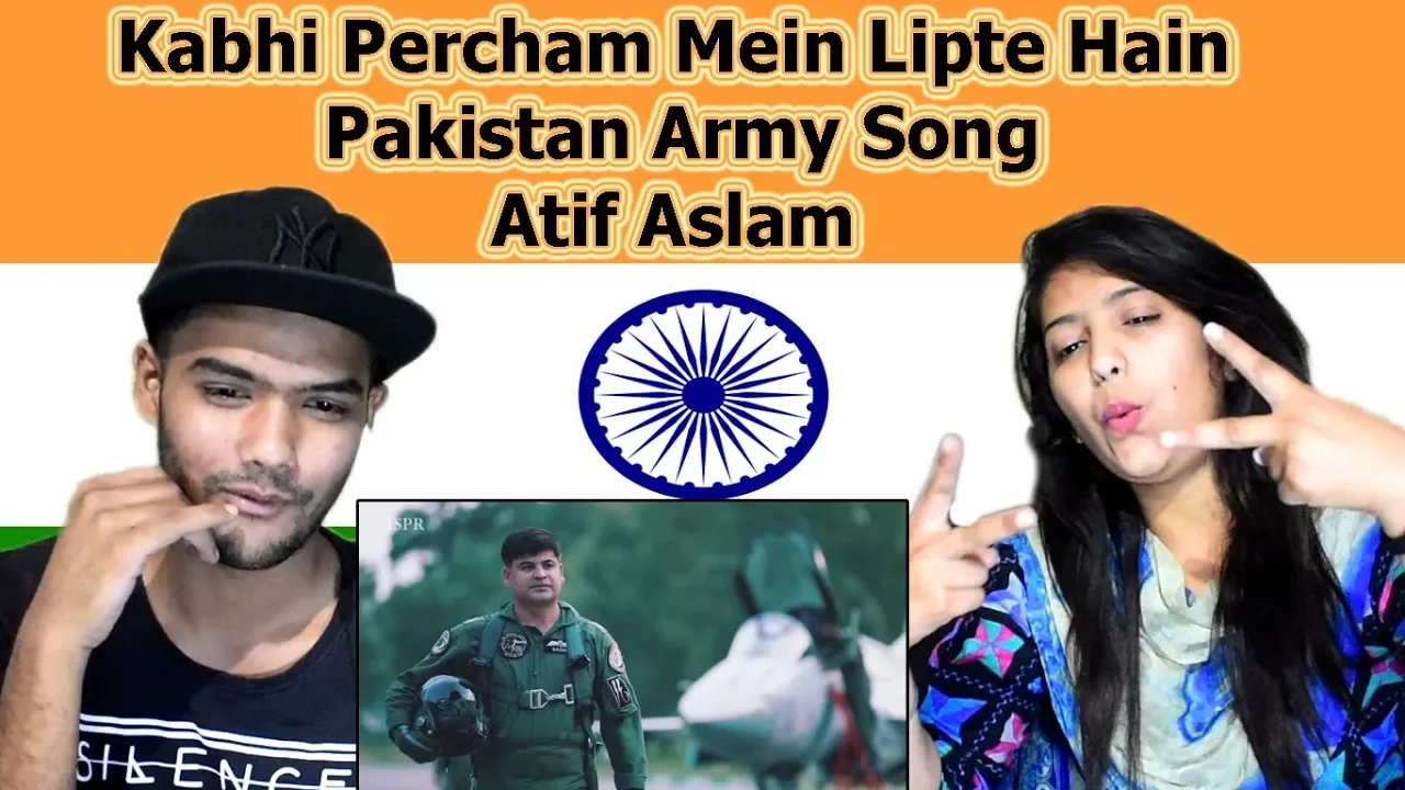 Indian reaction on Kabhi Percham Mein Lipte Hain by Atif Aslam | Pakistan Army Song | Swaggy d