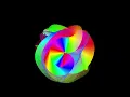 10000 rainbow double pendulums