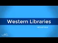 Western Libraries Tour