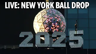 LIVE New York brings in 2025 with the Time s Square Ball Drop
