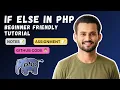 PHP If Else Statement Tutorial for Beginners Decision Making in PHP PHP Tutorial Musahaf Ali