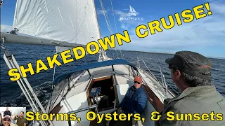 Shakedown Cruise! Storms, Oysters, and Sunsets. First sail of the 2023 Maine summer season!