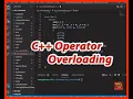 C Operator Overloading Software Coding Tutorials Channel