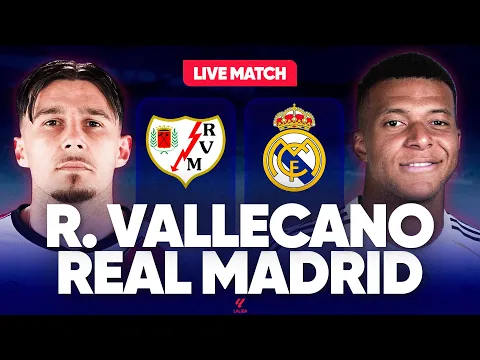 Video Thumbnail: 🔴 RAYO VALLECANO - REAL MADRID LIVE / 🚨LE REAL DOIT REAGIR APRES LA DEFAITE CONTRE LIVERPOOL! / LIGA