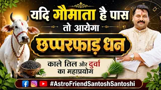 गौमाता के पास ये काम जरूर करें | धन की बरसात होगी! | संतोषी जी का शोध #astrofriend #santoshiji