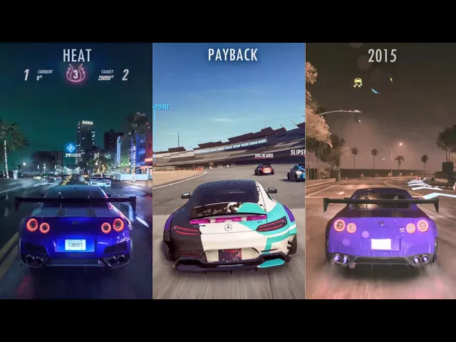Need for Speed Heat vs Payback vs 2015 Early Comparison