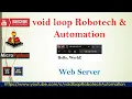 16 Hello World Web Server with microPython and ESP32 ESP8266 Boards