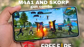 M4A1 & SKORP gun Only in solo vs squad #freefire