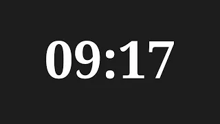 9 Minutes 17 Seconds Timer