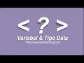 Belajar Pemrograman PHP Variabel dan Tipe Data