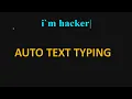 auto typing text effect using html css javascript