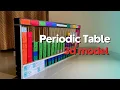 Periodic table model for exhibition class 11-12 chemistry project NakulSahuArt