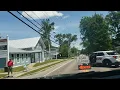 Driving through Waitsfield Vermont