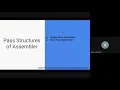System Software - Design of Assembler Part II