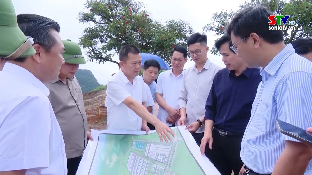 Outline Video Thường trực Tỉnh ủy kiểm tra tiến độ dự án Thiên đường sữa Mộc Châu