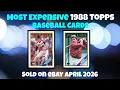 1988 Topps Most Expensive eBay Sales Baseball Cards April 2026