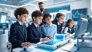 خمسة أطفال عباقرة بعمر الخامسة يخترقون نظام الرئيس التنفيذي بقيمة مليار دون أن يعلم أنهم أبناؤه 