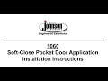 Johnson Hardware 1060 Soft-Close Pocket Door Hardware