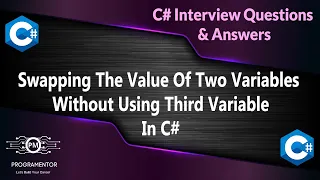 Swapping Of Two Numbers Without Using Third Variable In C C Interview Questions C Interview