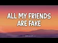 Tate McRae  - All My Friends Are Fake | 247 Remake Music (Lyrics)