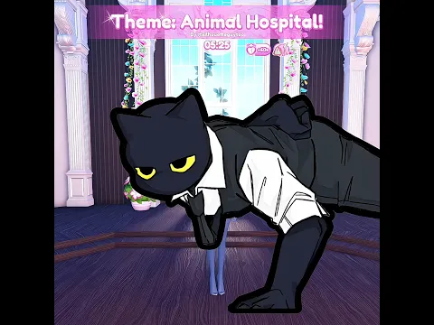 [ Animal Hospital ] Dress to Impress MEMES 🤣 Secret Agent Pushup #shorts