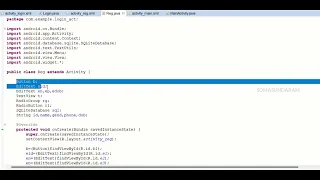 CREATE AN ANDROID APPLICATION LOGIN AND HOME ACTIVITY ANDROID ECLIPSE SOMASUNDARAM 215213339