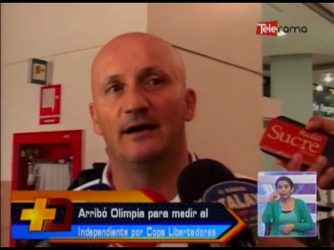 Arribó Olimpia para medir al Independiente por Copa Libertadores