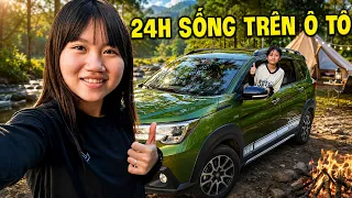 24H Sống Trên Ô Tô - Trần Vy Vy Tập 209 #tranvyvy