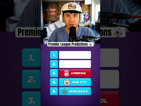 American Predicts the Premier League