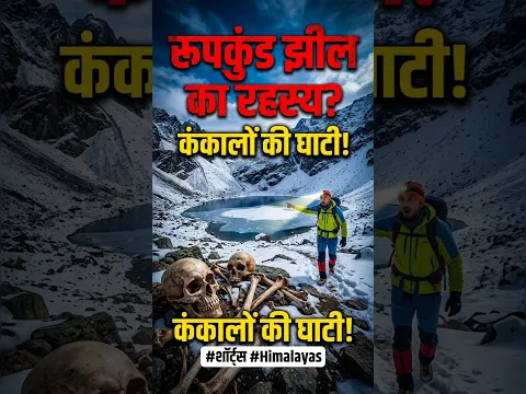 हिमालय की झील में 500 कंकाल? 😱 रूपकुंड का सच! #shorts #viral