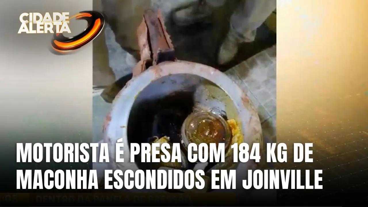 Polícia prende mulher com 184 kg de drogas em Joinville